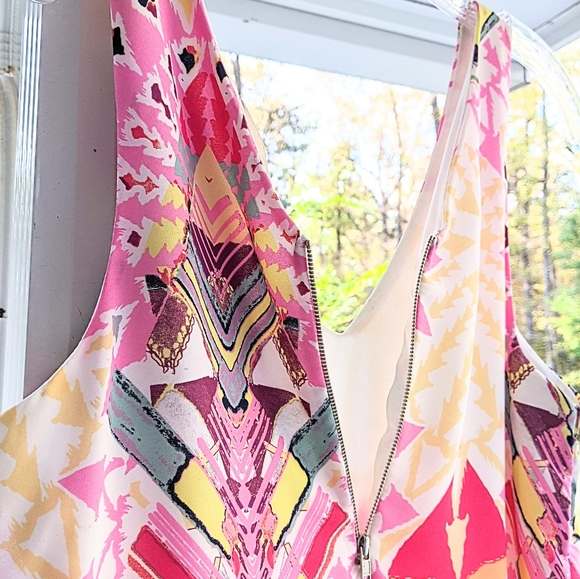 Anthropologie Everly Pink Sleeveless Shift Dress. Size Small. - Picture 5 of 16